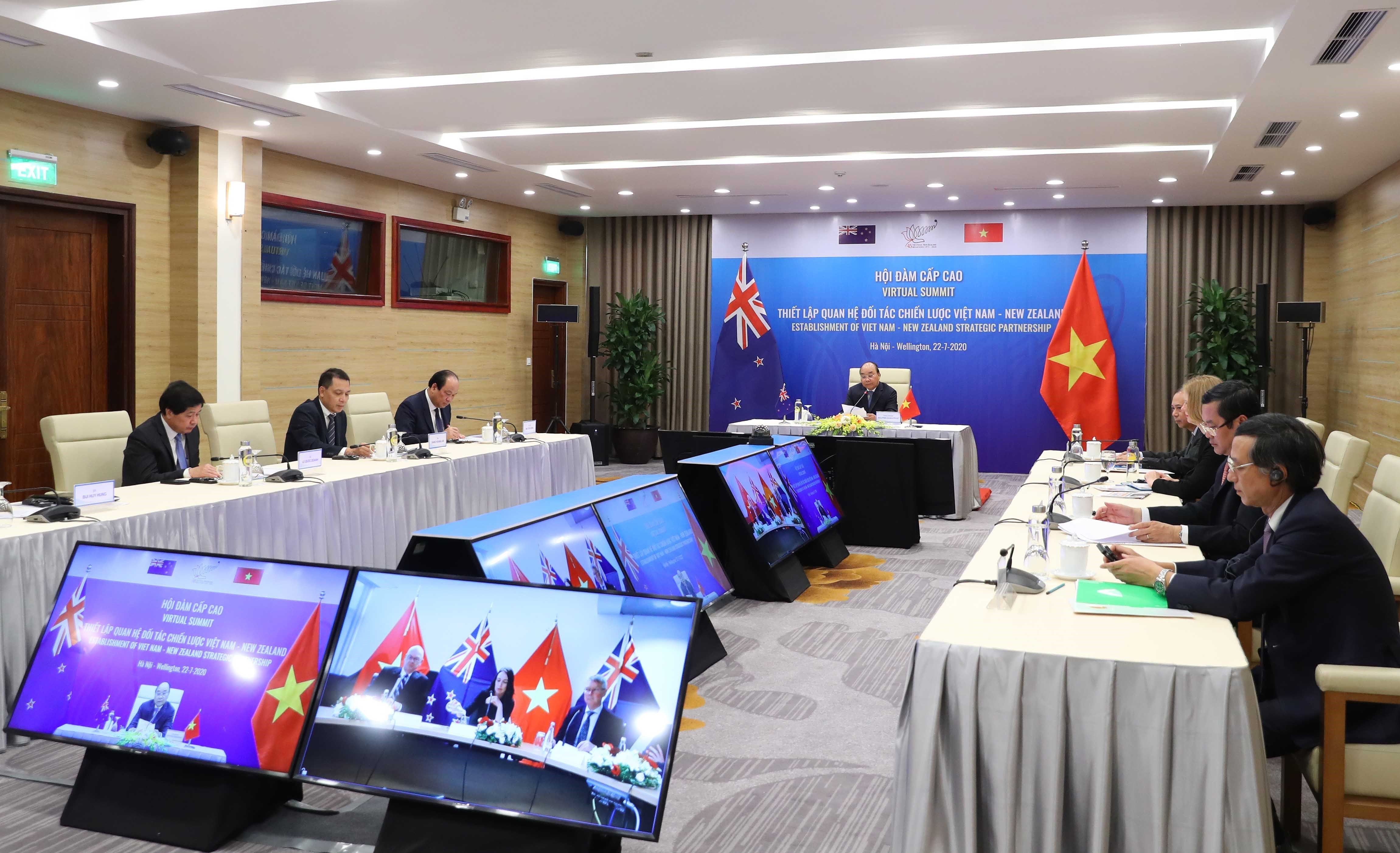 Vietnam, New Zealand’s PMs hold virtual talks on bilateral strategic partnership hinh anh 5