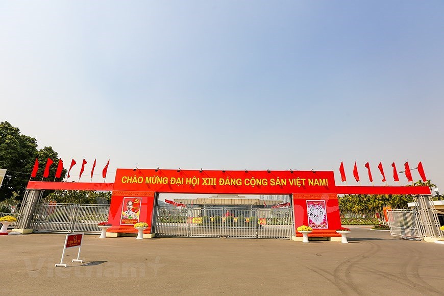 National Convention Centre ready to host 13th Party Congress hinh anh 1