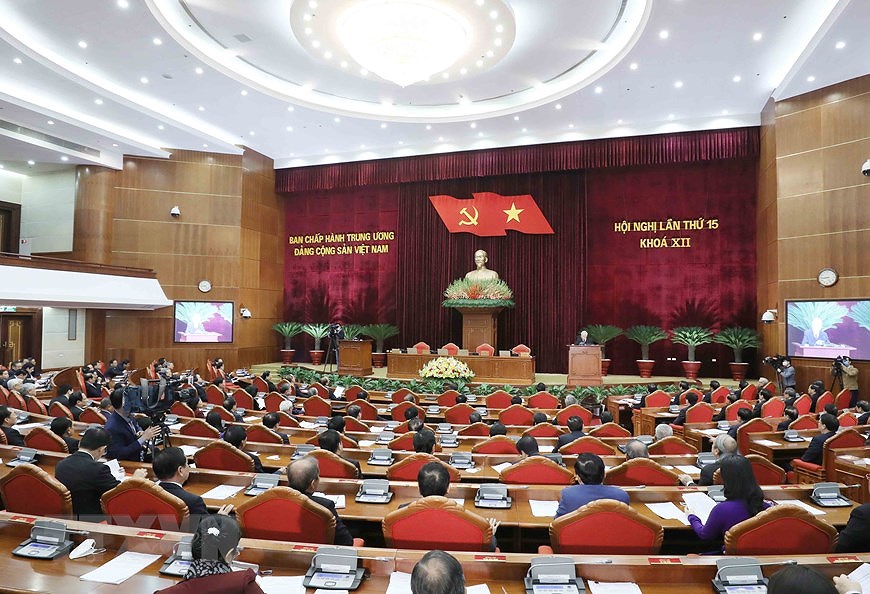 12th Party Central Committee 's 15th plenum concludes hinh anh 3