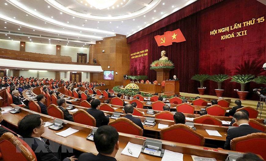 12th Party Central Committee 's 15th plenum concludes hinh anh 6