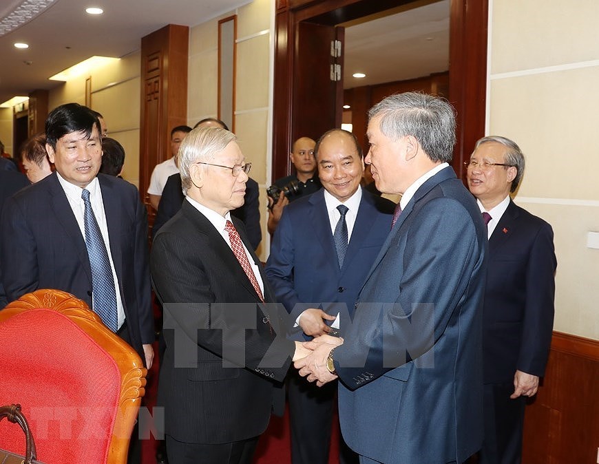 Party Central Committee's 12th plenum opens hinh anh 4