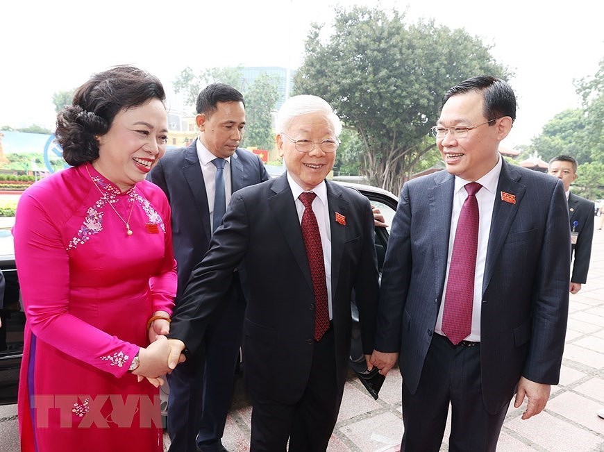 Party General Secretary attends Hanoi Party Congress hinh anh 1
