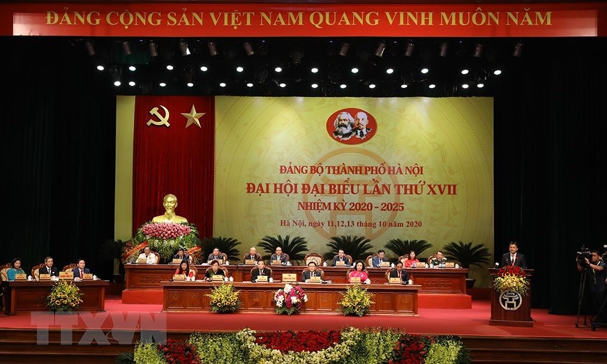 Party General Secretary attends Hanoi Party Congress hinh anh 4