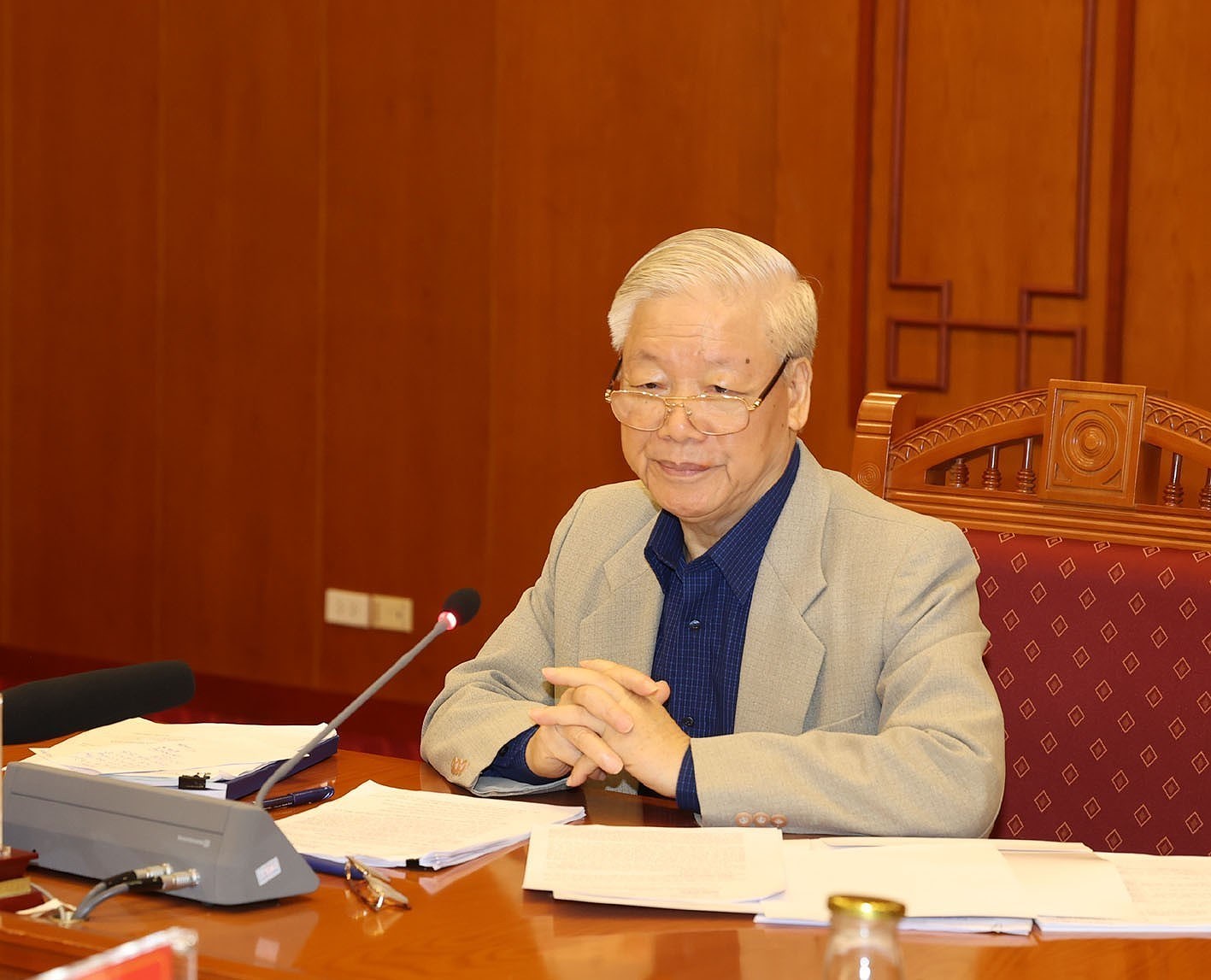 Party chief chairs meeting of Central Steering Committee for Anti-Corruption hinh anh 3