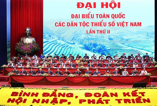 Second National Congress of Vietnamese Ethnic Minorities opens hinh anh 1