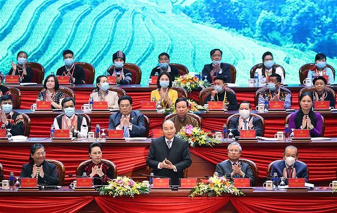 Second National Congress of Vietnamese Ethnic Minorities opens hinh anh 2