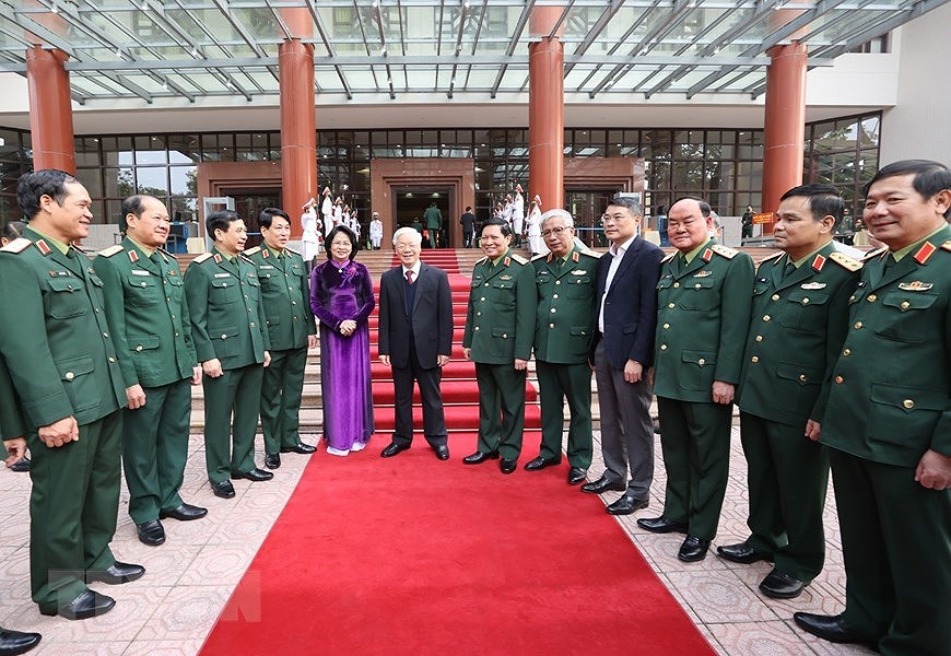 Party, State leader attends 2020 national military-political conference hinh anh 9