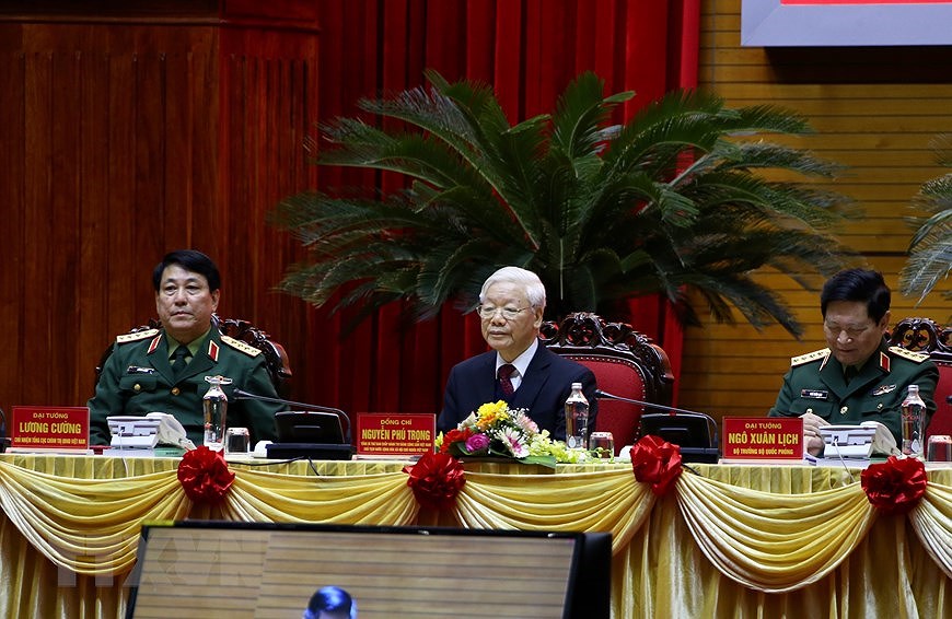 Party, State leader attends 2020 national military-political conference hinh anh 3