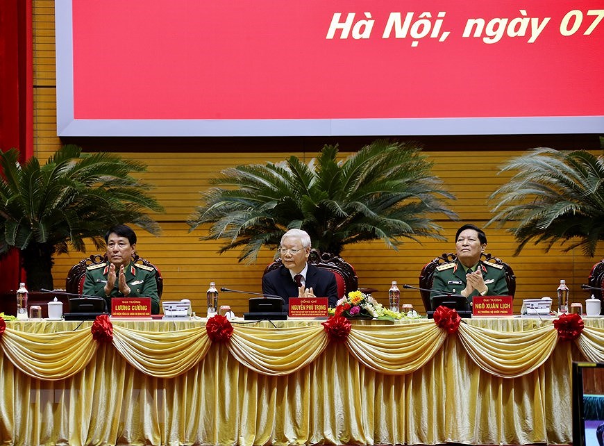 Party, State leader attends 2020 national military-political conference hinh anh 4