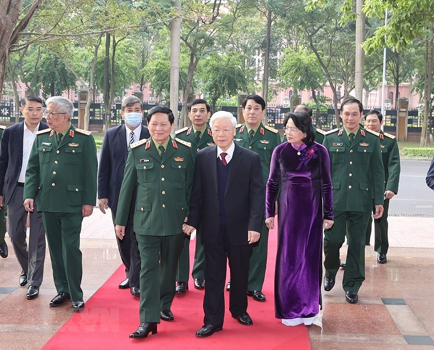 Party, State leader attends 2020 national military-political conference hinh anh 5