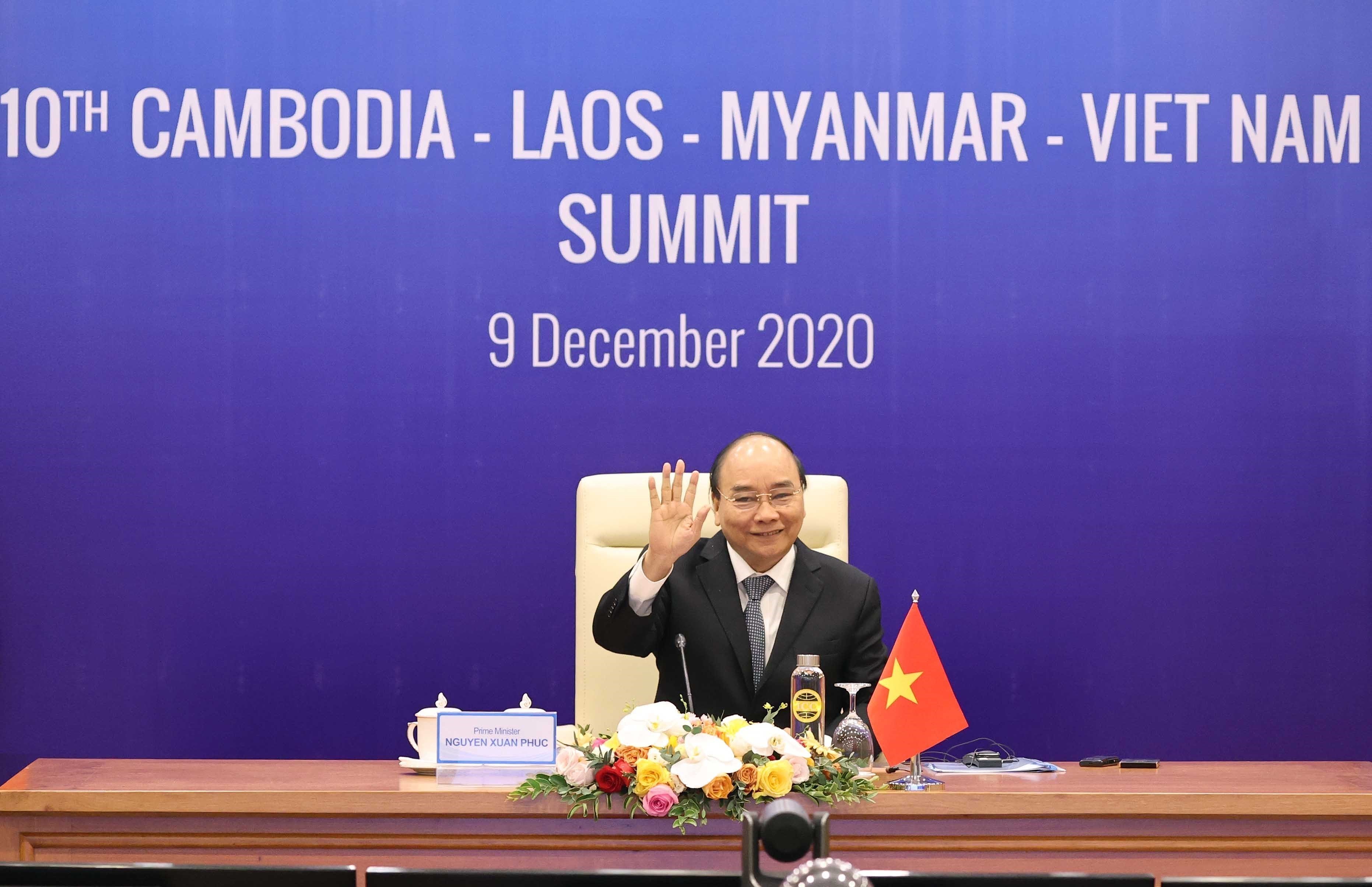 PM Nguyen Xuan Phuc attends virtual 10th CLMV hinh anh 5