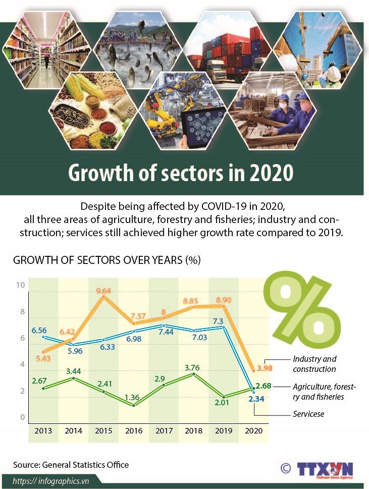 Sectors continue to grow despite Covid-19 hinh anh 1