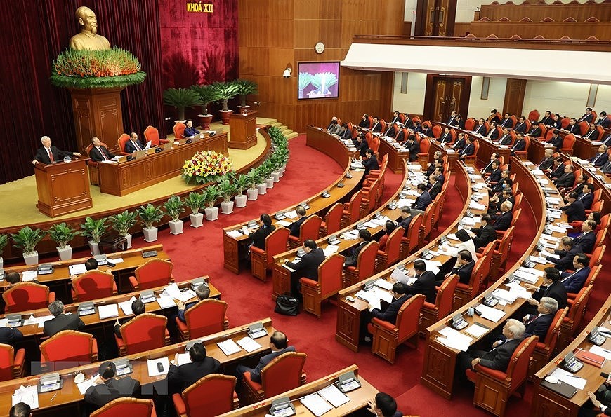Party Central Committee’s 14th meeting opens hinh anh 4