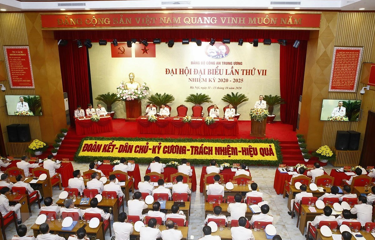 Seventh Congress of Central Public Security Party Organisation opens hinh anh 1