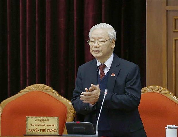 Cambodia congratulates Party chief on re-election hinh anh 1