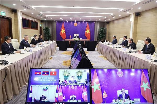 Vietnam, Laos, Cambodia seek stronger partnership hinh anh 1