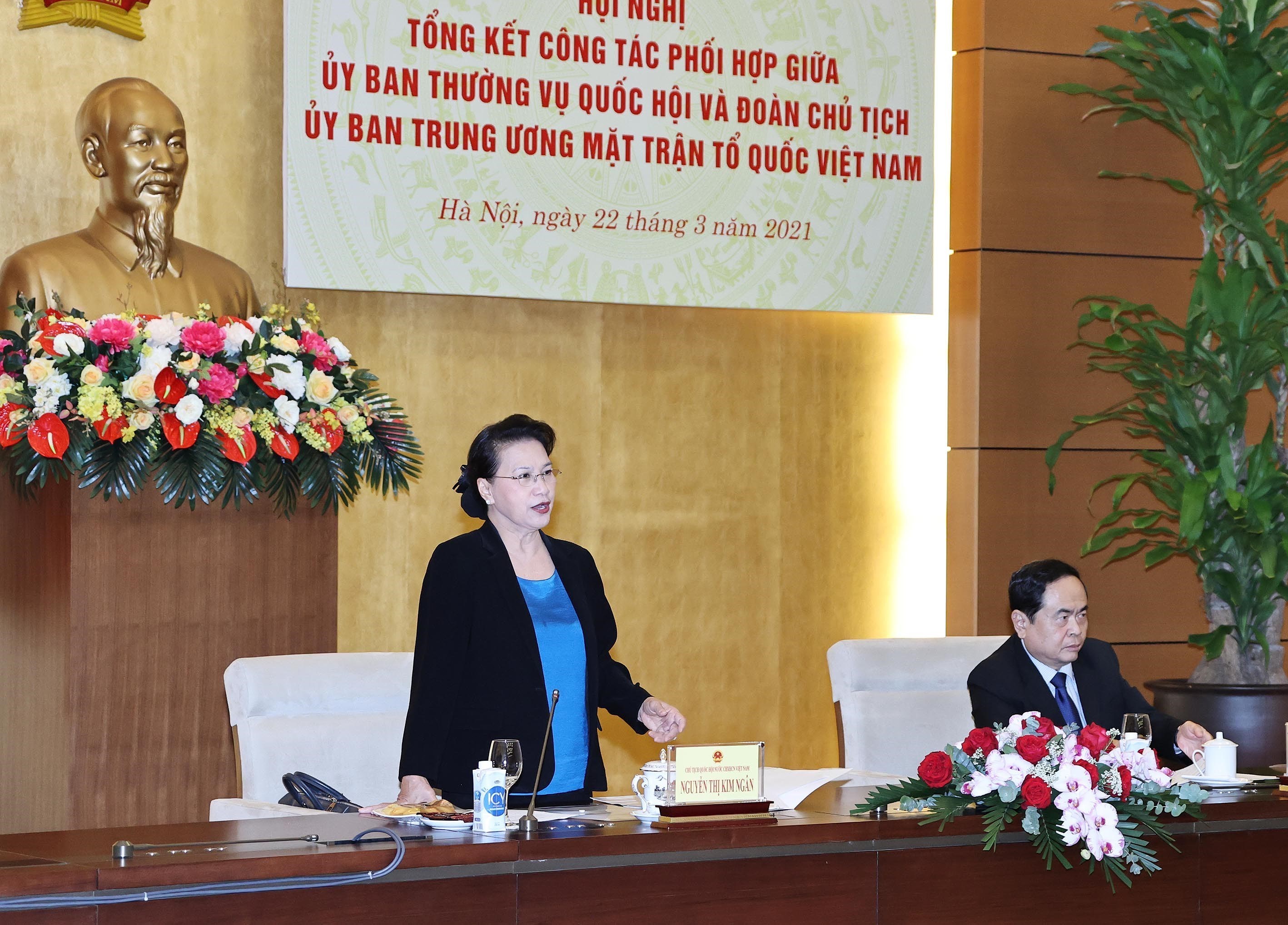 NA Standing Committee, VFF Central Committee’s Presidium boost coordination hinh anh 1