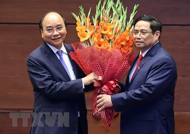 Congratulations come to newly-elected Vietnamese leaders hinh anh 2