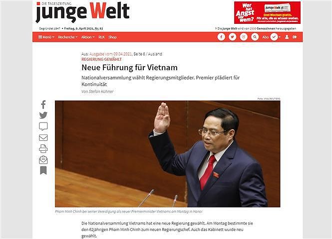 German media spotlights Vietnam’s new leadership hinh anh 1