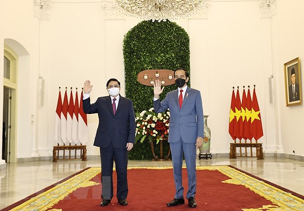 Indonesian President hosts Vietnamese PM in Bogor hinh anh 1