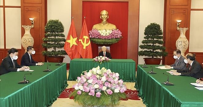 Vietnam treasures ties with Sri Lanka: Party chief hinh anh 1