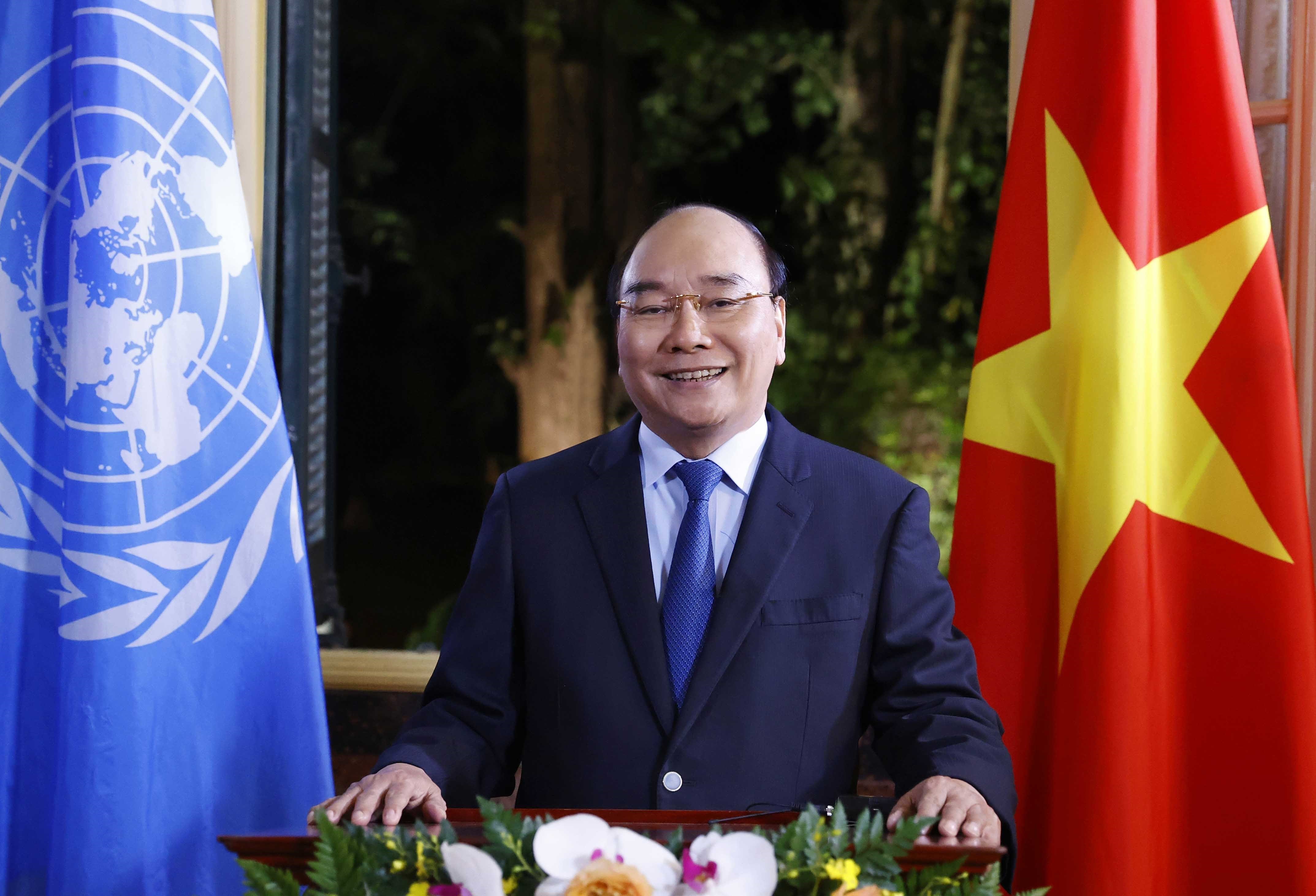 Message by President Nguyen Xuan Phuc following Vietnam’s fulfillment of its term as a non-permanent member of UNSC hinh anh 1