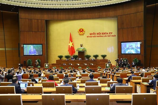 First extraordinary session of 15th NA wraps up hinh anh 1