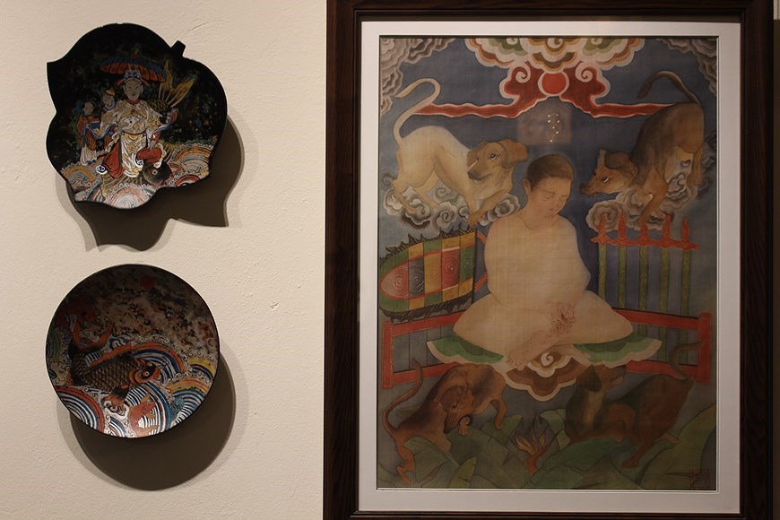 Une exposition d'art vise a heriter de la quintessence des estampes de Hang Trong a Hanoi hinh anh 8