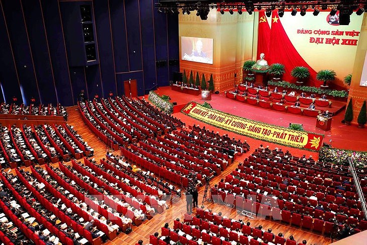 Les Vietnamiens confiants dans le succes du 13e Congres national du PCV hinh anh 1