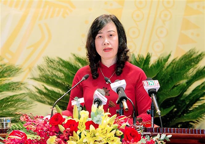 Bac Ninh : Dao Hong Lan elue secretaire du Comite provincial du Parti pour 2020-2025 hinh anh 1