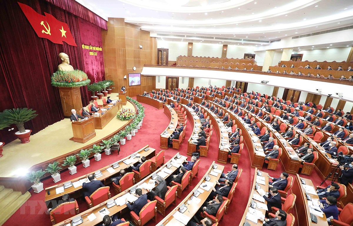 Premiere journee du 14e Plenum du Comite central du Parti hinh anh 1