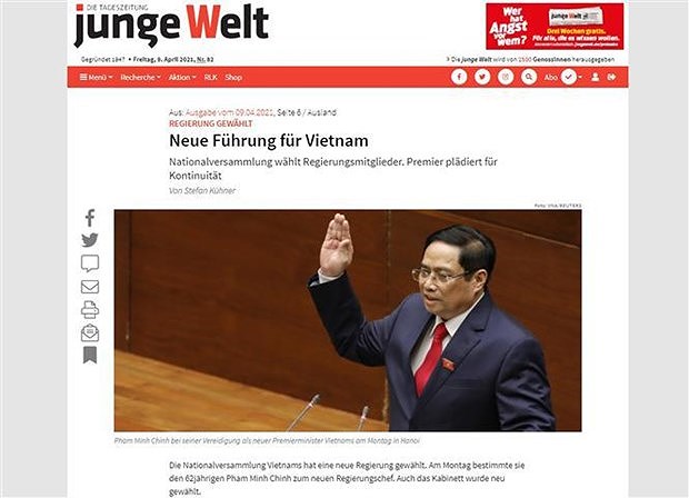 La presse allemande apprecie le nouveau leadership du Vietnam hinh anh 1