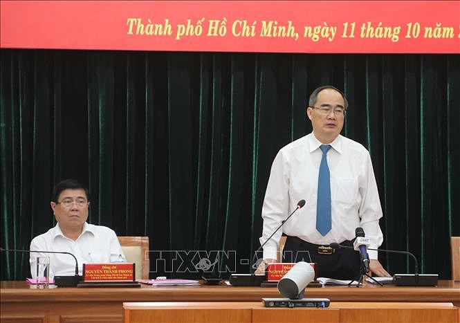 Ho Chi Minh-Ville acheve les derniers preparatifs du Congres de l'organisation locale du Parti hinh anh 1