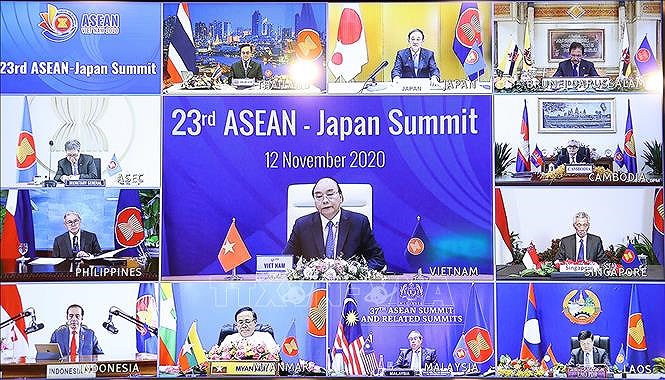 ASEAN 2020: le 23e Sommet ASEAN-Japon hinh anh 1