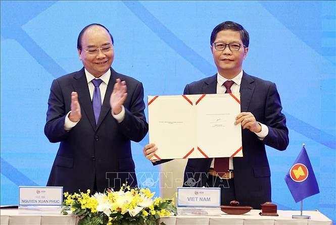 ASEAN 2020: signature de l'accord de Partenariat economique global regional (RCEP) hinh anh 4