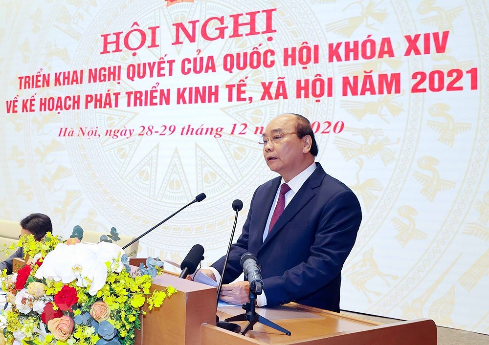Национальная конференция по реализации постановлении Национального собрания 14-го созыва hinh anh 3