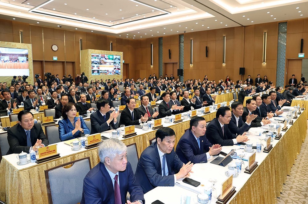 Национальная конференция по реализации постановлении Национального собрания 14-го созыва hinh anh 6