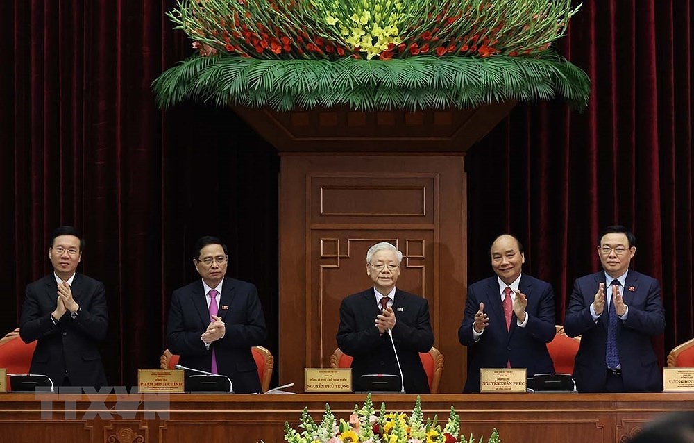 Товарищ Нгуен Фу Чонг переизбран Генеральным секретарем ЦК КПВ 13-го созыва hinh anh 4