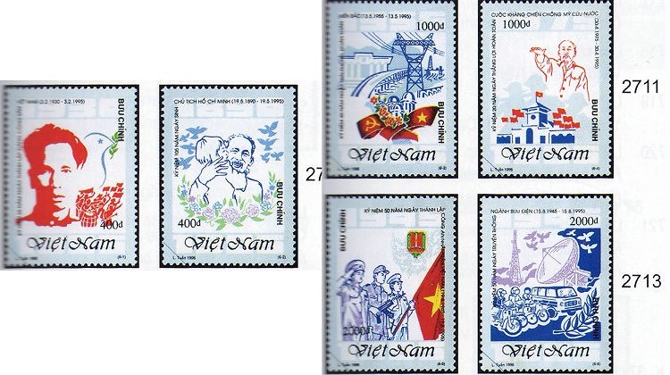 Коллекция марок о президенте Хо Ши Мине hinh anh 8