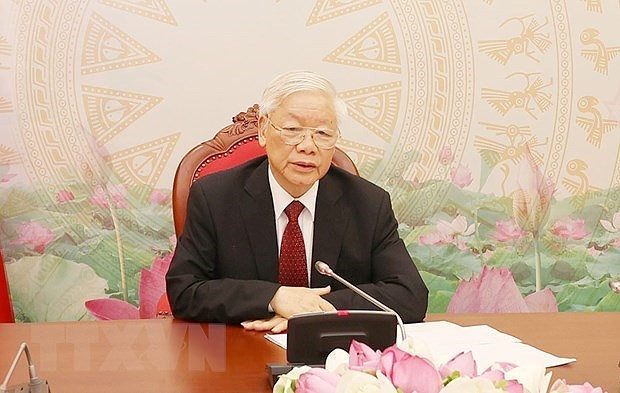 Генсек КПВ и президент Вьетнама призывает к тщательнои подготовке к XIII всевьетнамскому съезду КПВ hinh anh 1