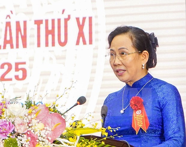 Ле Тхи Тхуи переизбрана секретарем провинциального партииного комитета Ханама hinh anh 1
