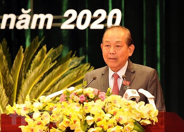 Заместитель премьер-министра принял участие в 22-и конференции партиинои организации Дананга hinh anh 1