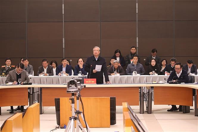 Постоянныи член секретариата ЦК КПВ Чан Куок Выонг инспектирует подготовку к XIII Национальному съезду КПВ hinh anh 6