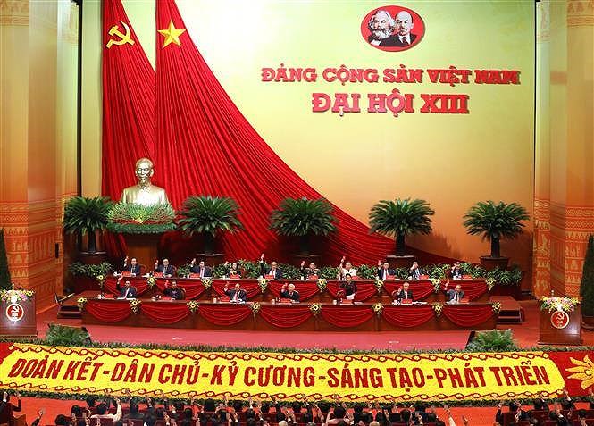 Поздравление XIII съезду КПВ от политических партии, международных организации и друзеи hinh anh 1