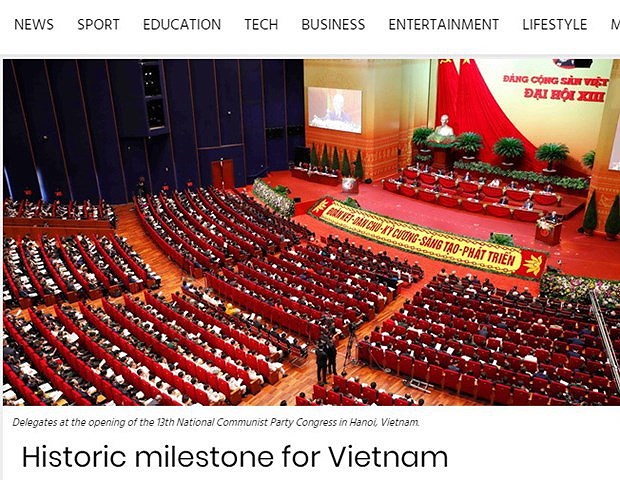 XIII съезд КПВ: Южноафриканская газета высоко оценила современную всеобъемлющую дипломатию Вьетнама hinh anh 1
