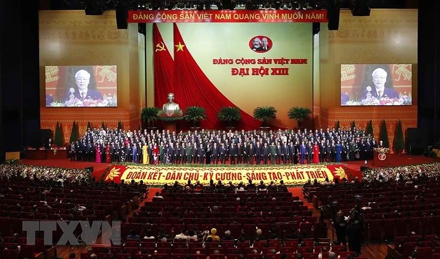 Поздравительная телеграмма от руководителя Китая переизбранному генеральному секретарю ЦК КПВ, президенту Вьетнама Нгуен Фу Чонгу hinh anh 1
