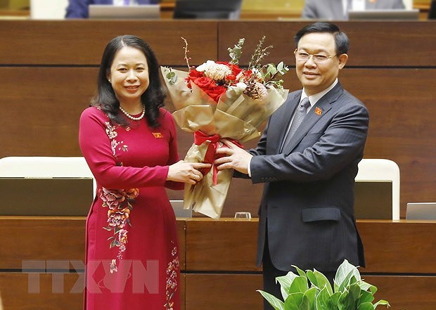 11-ая сессия НС 14-го созыва: Во Тхи Ань Суан избрана вице-президентом страны на срок полномочии 2016-2021 годов hinh anh 1