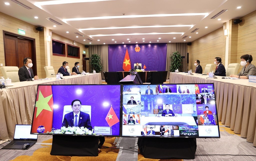 6 решении, предложенных премьер-министром Вьетнама, были высоко оценены на дискуссионнои сессии конференции P4G 2030 hinh anh 1