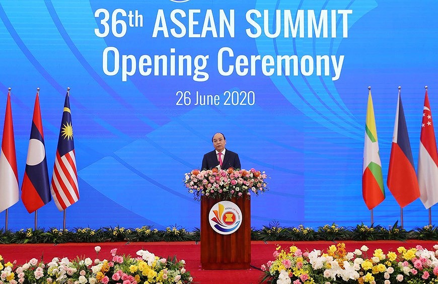 Церемония открытия 36-го Саммита АСЕАН hinh anh 4