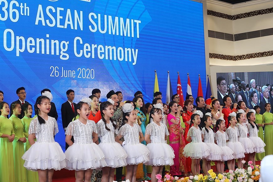Церемония открытия 36-го Саммита АСЕАН hinh anh 9